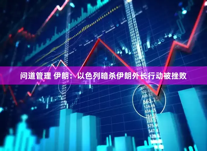 问道管理 伊朗：以色列暗杀伊朗外长行动被挫败