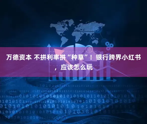 万德资本 不拼利率拼“种草”！银行跨界小红书，应该怎么玩